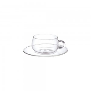 KINTO - UNITEA CUP & SAUCER 230ML GLASS